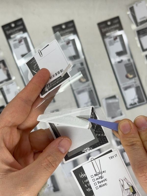 Mottolu Motivasyon 6 Yaprak 18 Adet Siyah Renk Sticker Seti/Etiket/Çıkartma