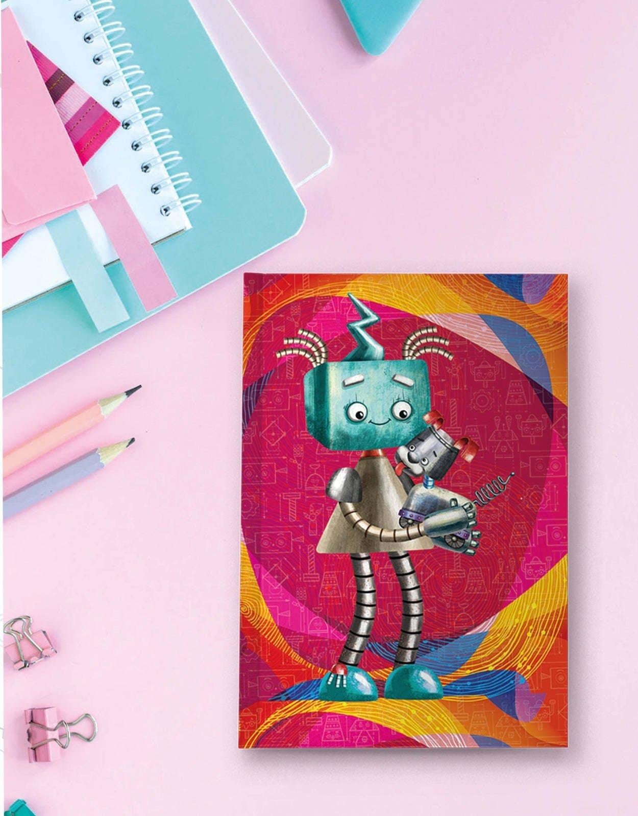Neşeli Robot ve Köpeği Defter