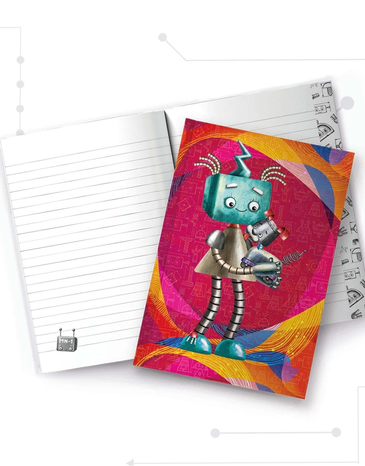 Neşeli Robot ve Köpeği Defter