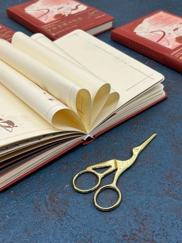 Özel Tasarım Küçük Prens Kırmızı Renk Defter / Notebook/ Bullet Journal