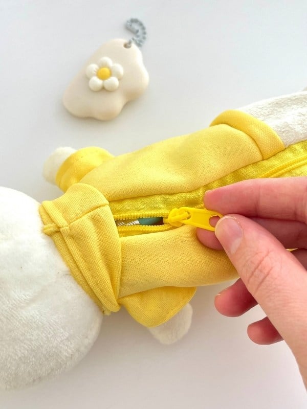 Peluş Tavşan Kalemlik - Sarı