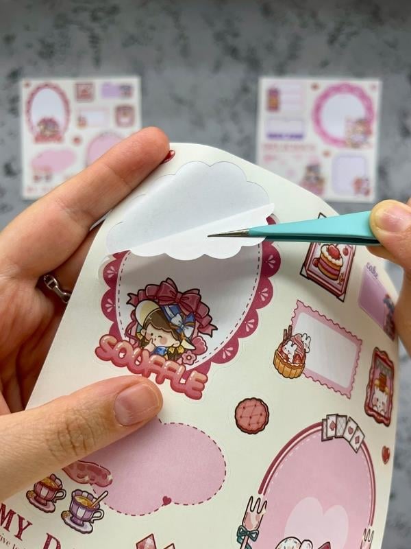Seven Magic 12  Yaprak 108 Adet Koyu Pembe Post-ıt  Ve Sticker Seti / Yapışkanlı Kağıt / Post-ıt / Çıkartma / Etiket 