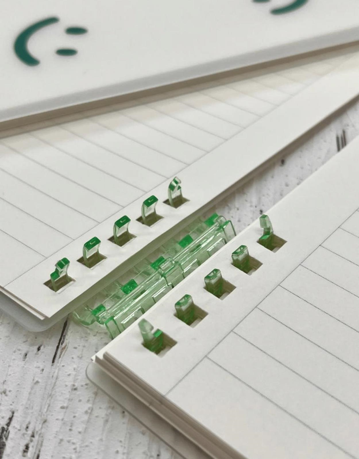 Sevimli Good Luck Desenli Spiralli Binder B5 Defter / Scrapbook /Notebook/Bullet Journal