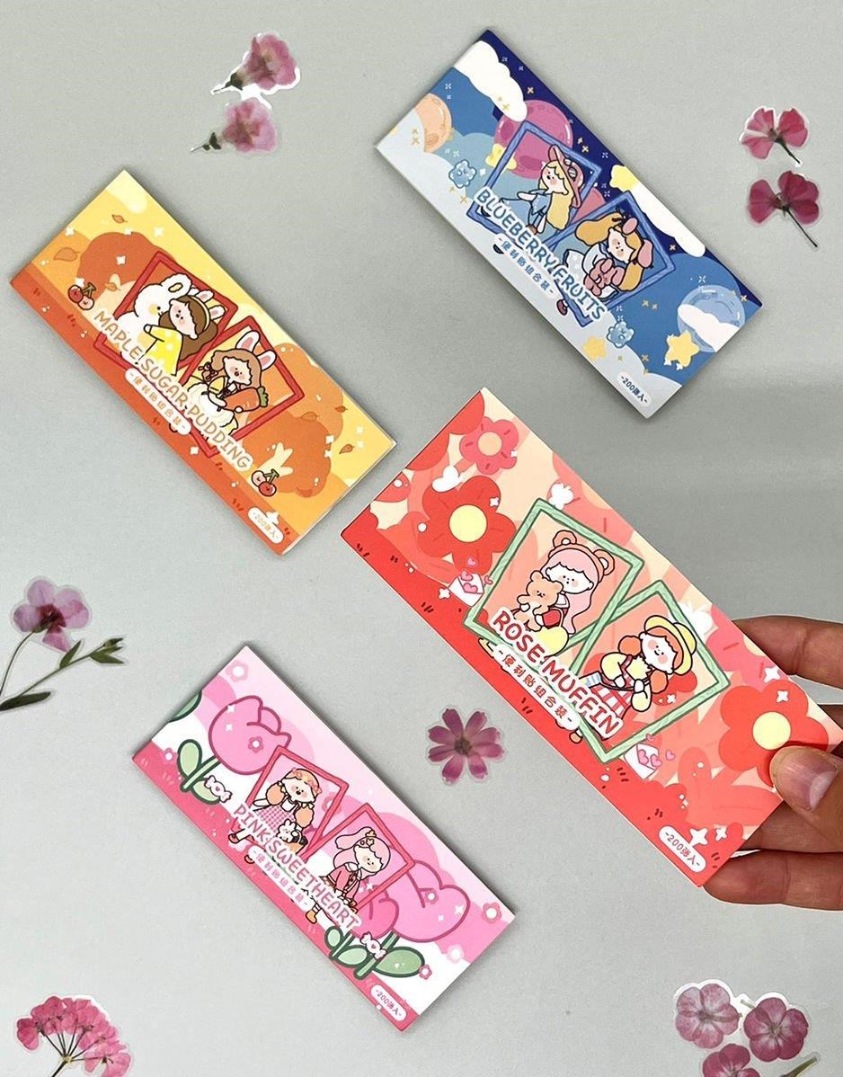 Sevimli Kız Kırmızı Kapak Post-it / Index  Sticker  / İndeks /  Sticky Note