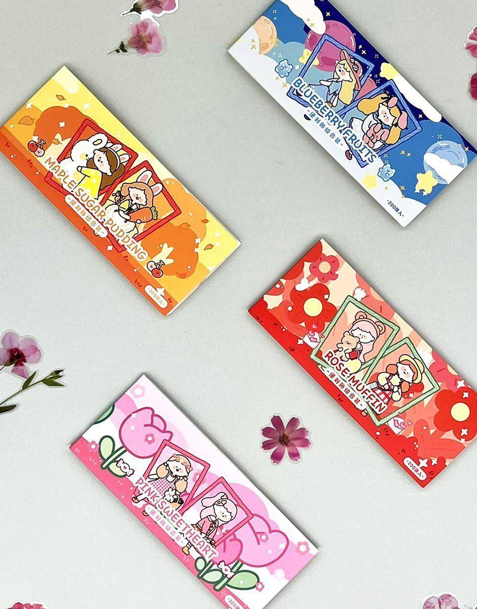 Sevimli Kız Turuncu Kapak Post-it / Index  Sticker  / İndeks /  Sticky Note