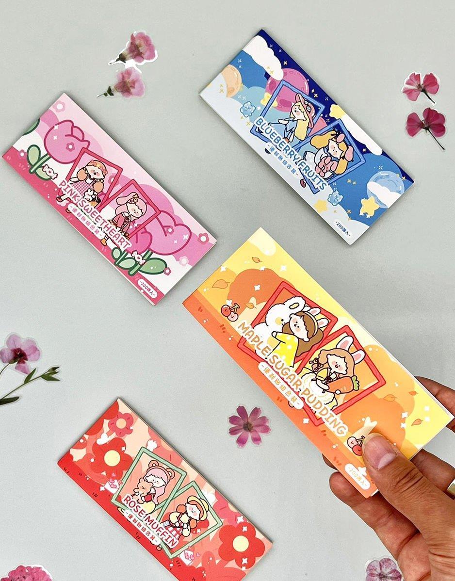 Sevimli Kız Turuncu Kapak Post-it / Index  Sticker  / İndeks /  Sticky Note
