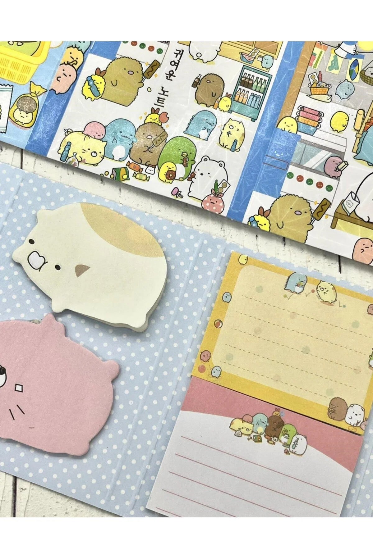 Sevimli Sumikko Abur Cubur Temalı Post-it / Sticky Note / Index