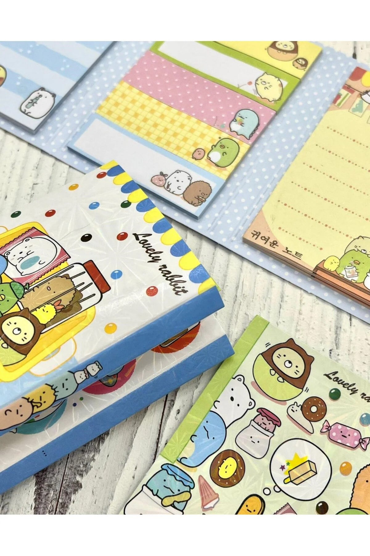Sevimli Sumikko Abur Cubur Temalı Post-it / Sticky Note / Index