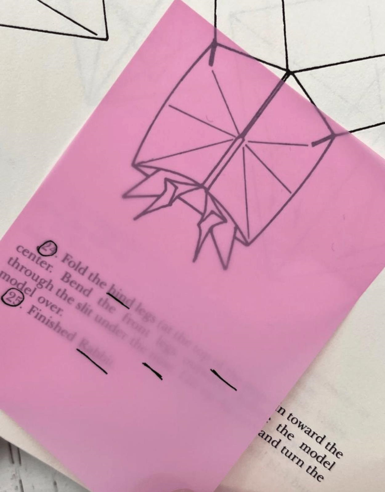 Soft Koyu Pembe Şeffaf Post-it / Transparan Sticky Note / Sticky Note / Bullet Journal