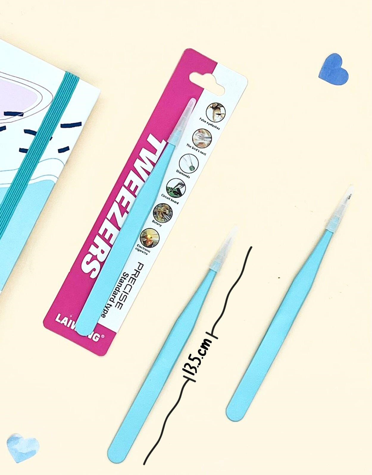 Sticker Cımbızı Düz Uçlu Mavi -Çıkartma - Washi Bant - Sticker  - Bullet Journal - Defter Süsleme