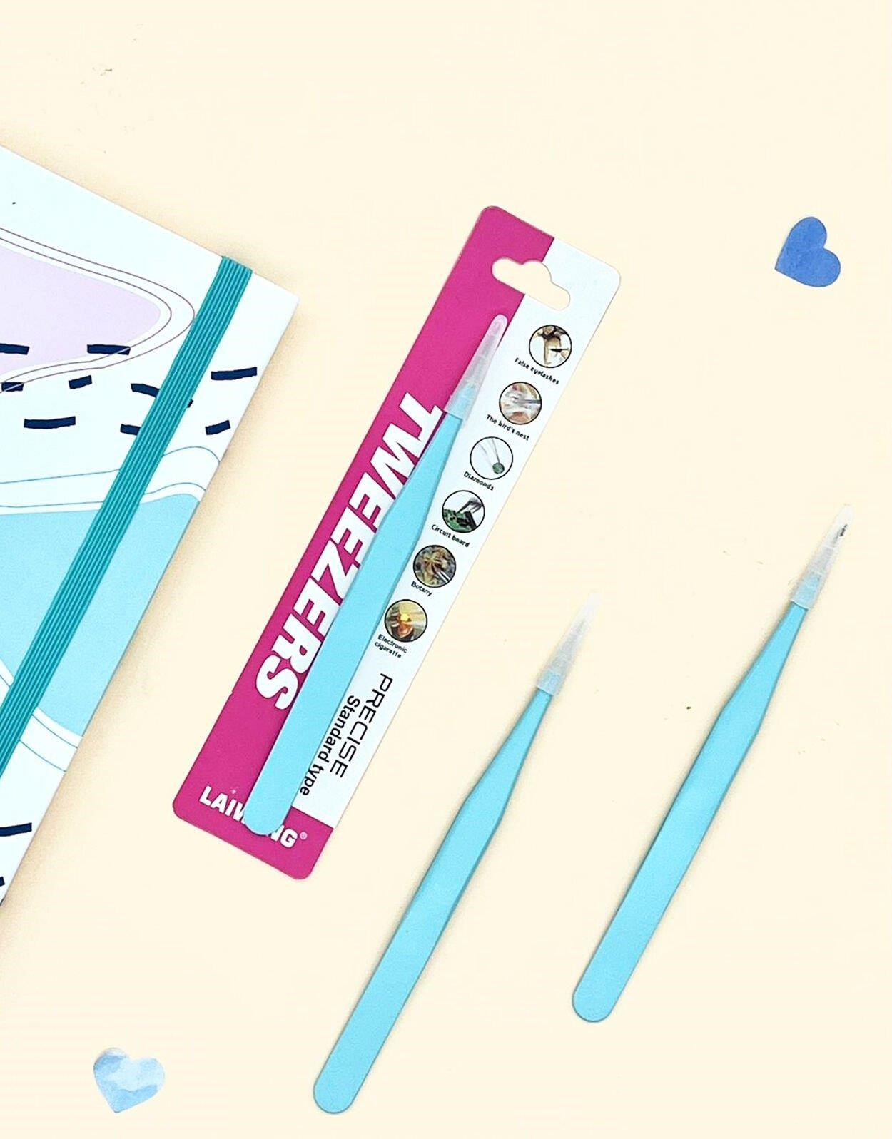 Sticker Cımbızı Düz Uçlu Mavi -Çıkartma - Washi Bant - Sticker  - Bullet Journal - Defter Süsleme