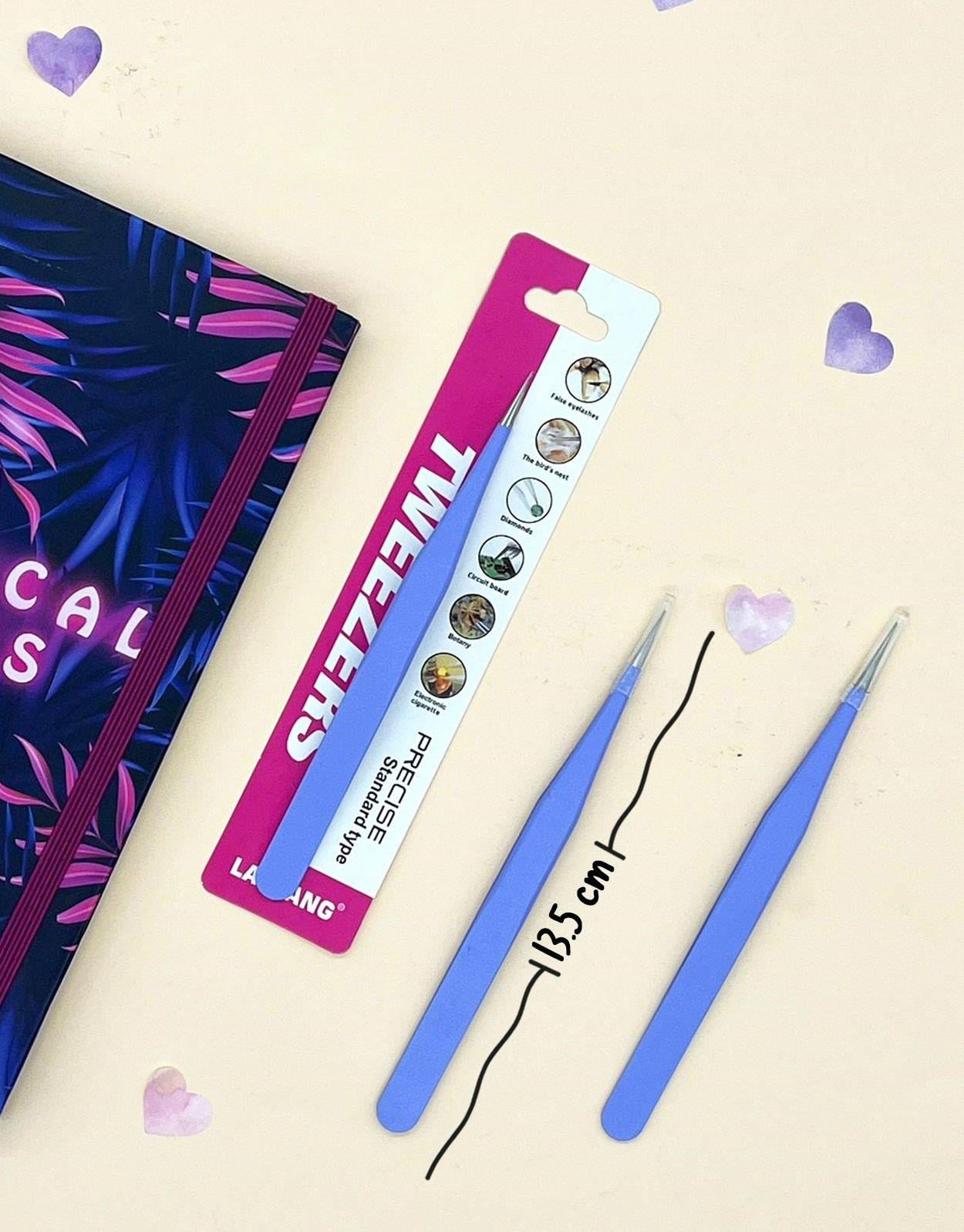 Sticker Cımbızı  Düz Uçlu Mor - Çıkartma -Washi Bant - Sticker  - Bullet Journal - Defter Süslem