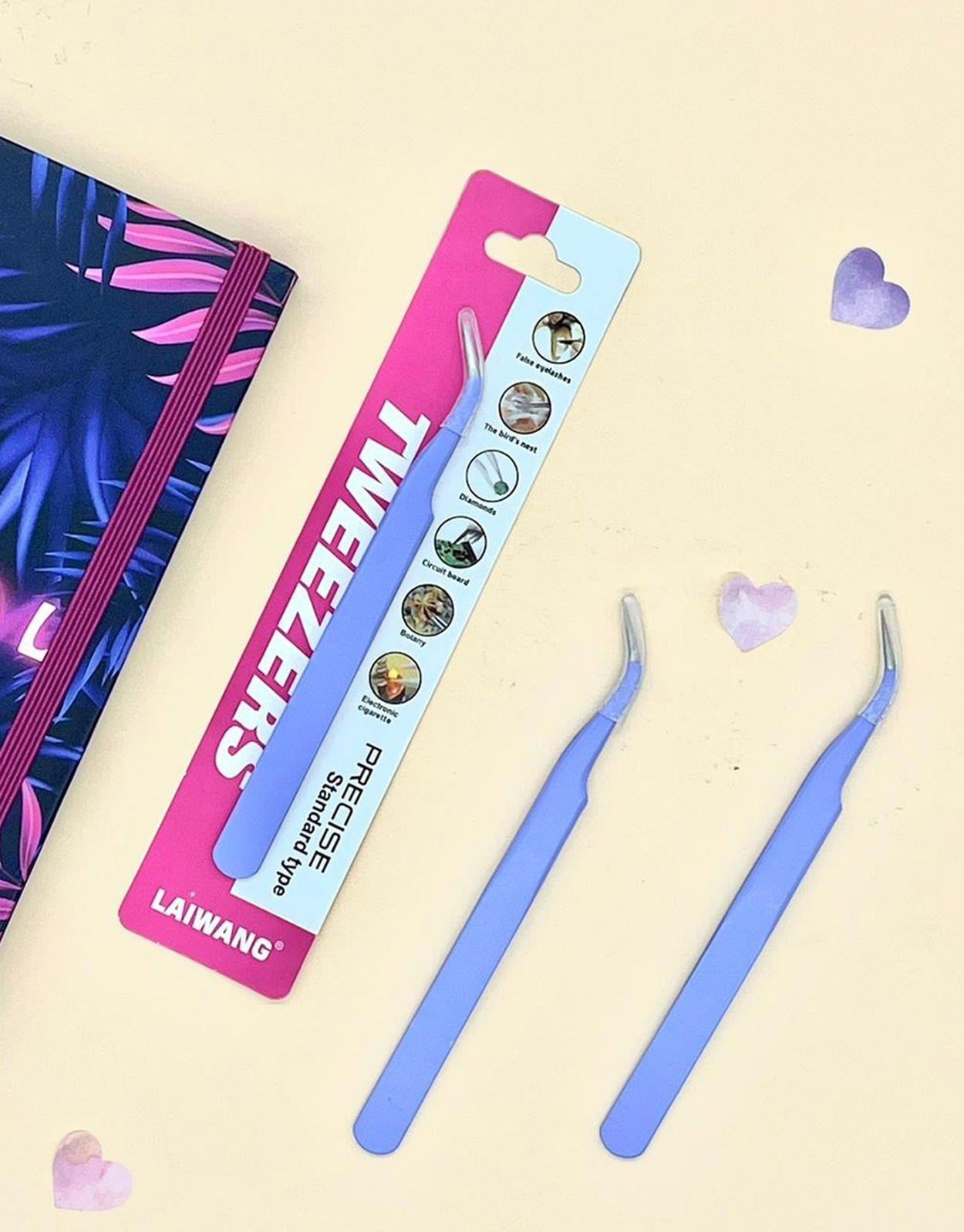 Sticker Cımbızı Eğri Uçlu Mor - Çıkartma -Washi Bant - Sticker  - Bullet Journal - Defter Süsleme