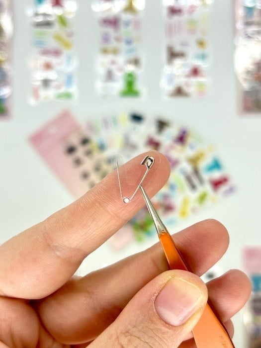 Streamer Fastening Renkli Ataş Klips Ofis Eşyaları 6 Yaprak 227 Adet Sticker Seti/Etiket/Çıkartma