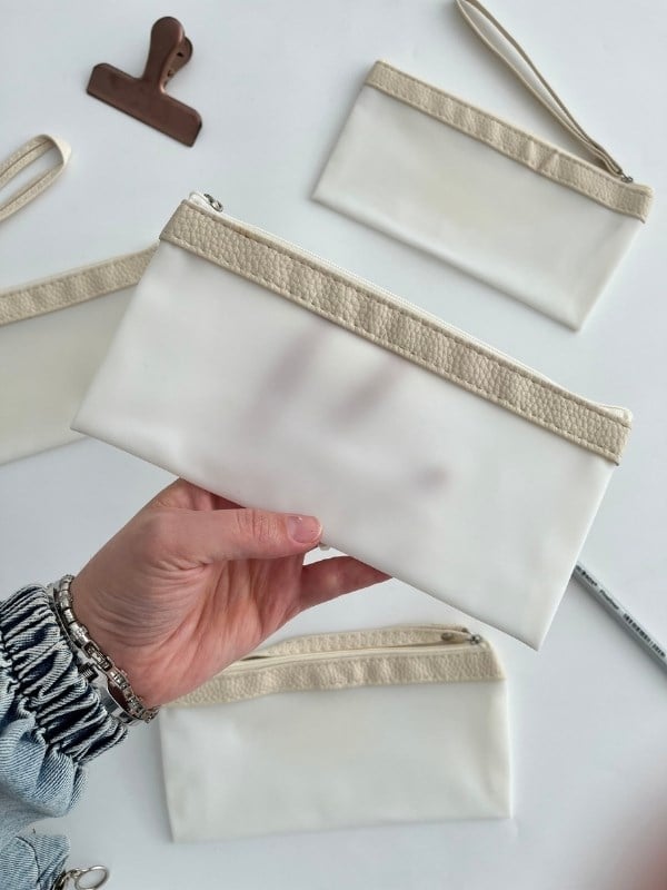 Su Geçirmez Silikon Krem Soft Çanta / Toparlayıcı / Kalem Kutu