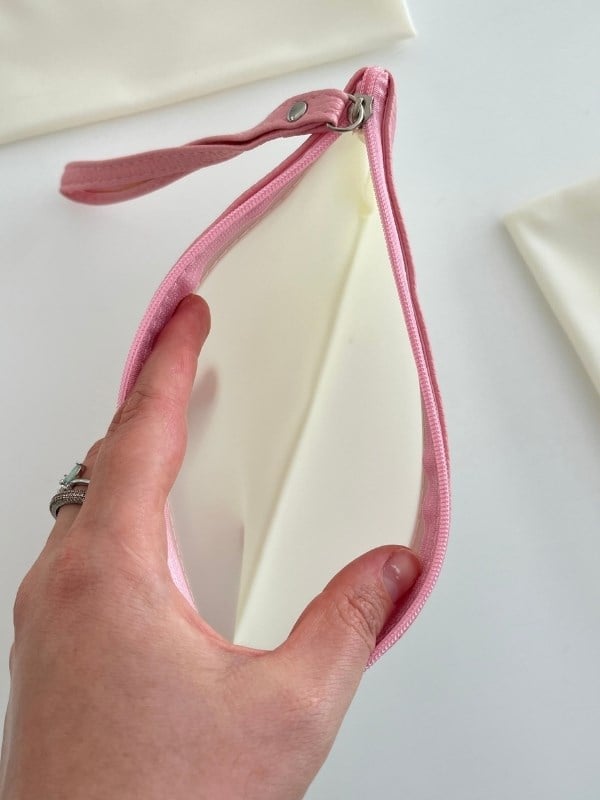 Su Geçirmez Silikon Pembe Soft Çanta / Toparlayıcı / Kalem Kutu