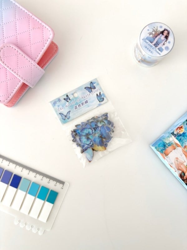 Summer Dream Aesthetic Yaz Güneşi 10 Parça Dev Hediyelik Set/Sticker/Kitap Ayracı/ İndeks/Washi Bant