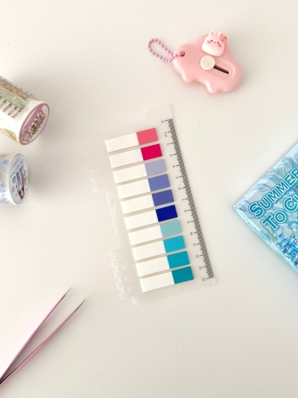 Summer Dream Aesthetic Yaz Güneşi 10 Parça Dev Hediyelik Set/Sticker/Kitap Ayracı/ İndeks/Washi Bant