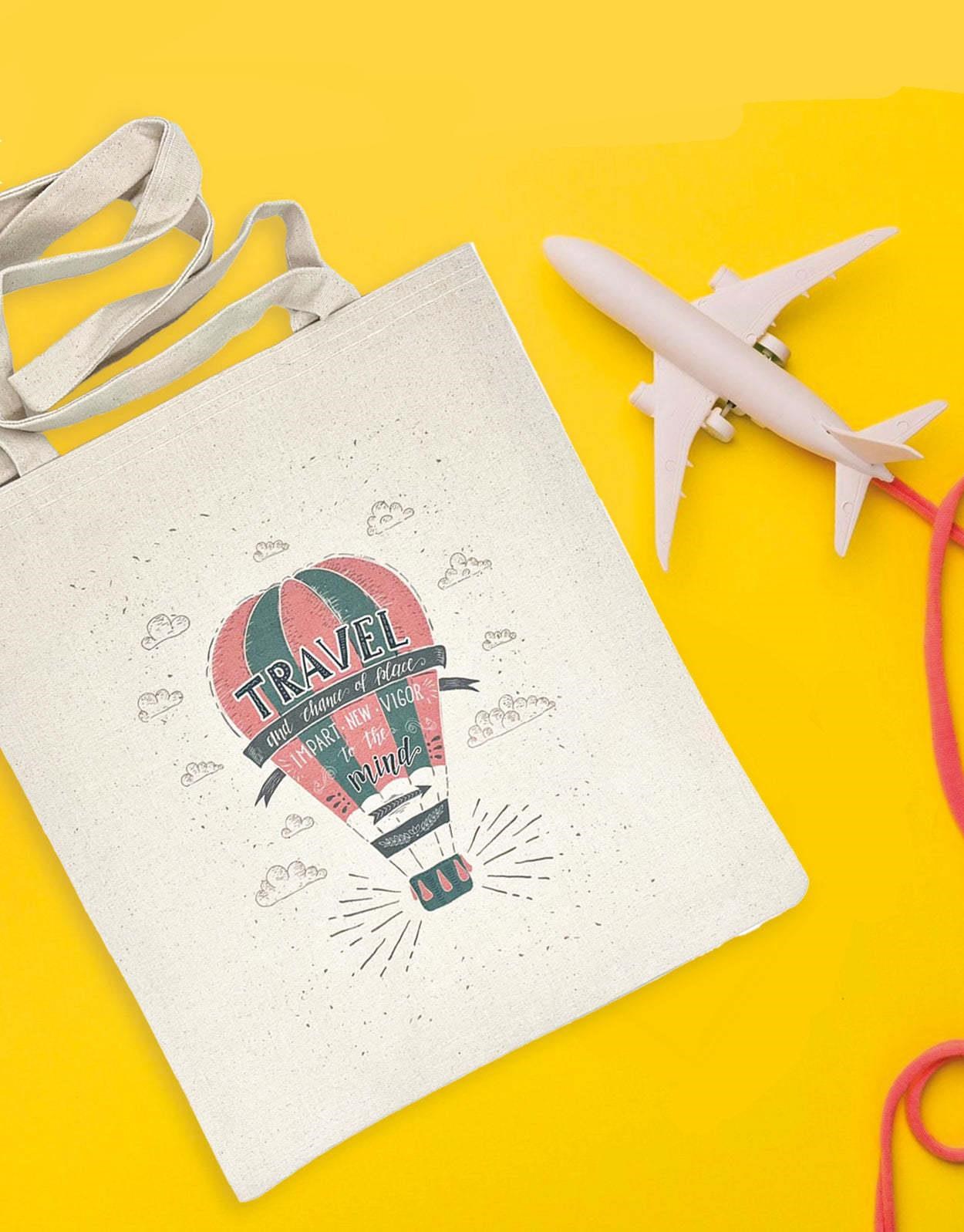 Travel Balon Kanvas Çanta İç Cepli