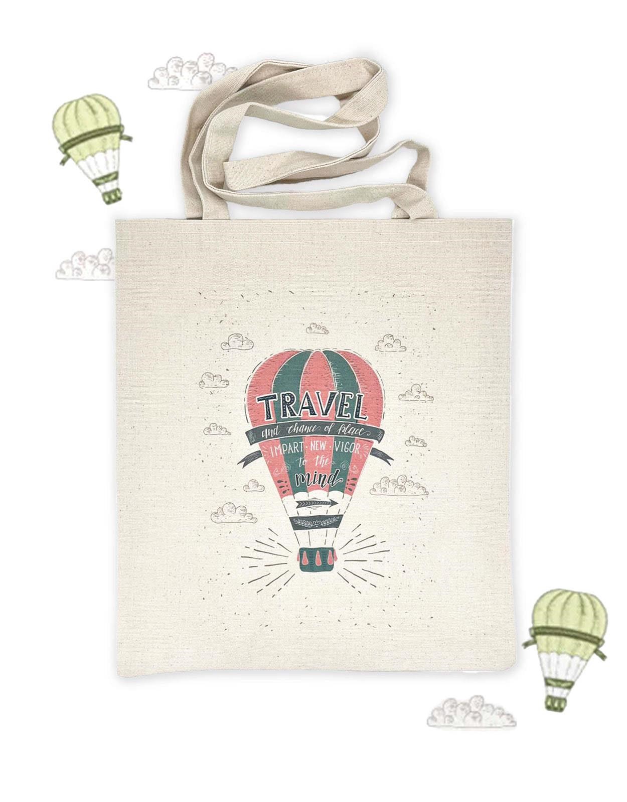 Travel Balon Kanvas Çanta İç Cepli