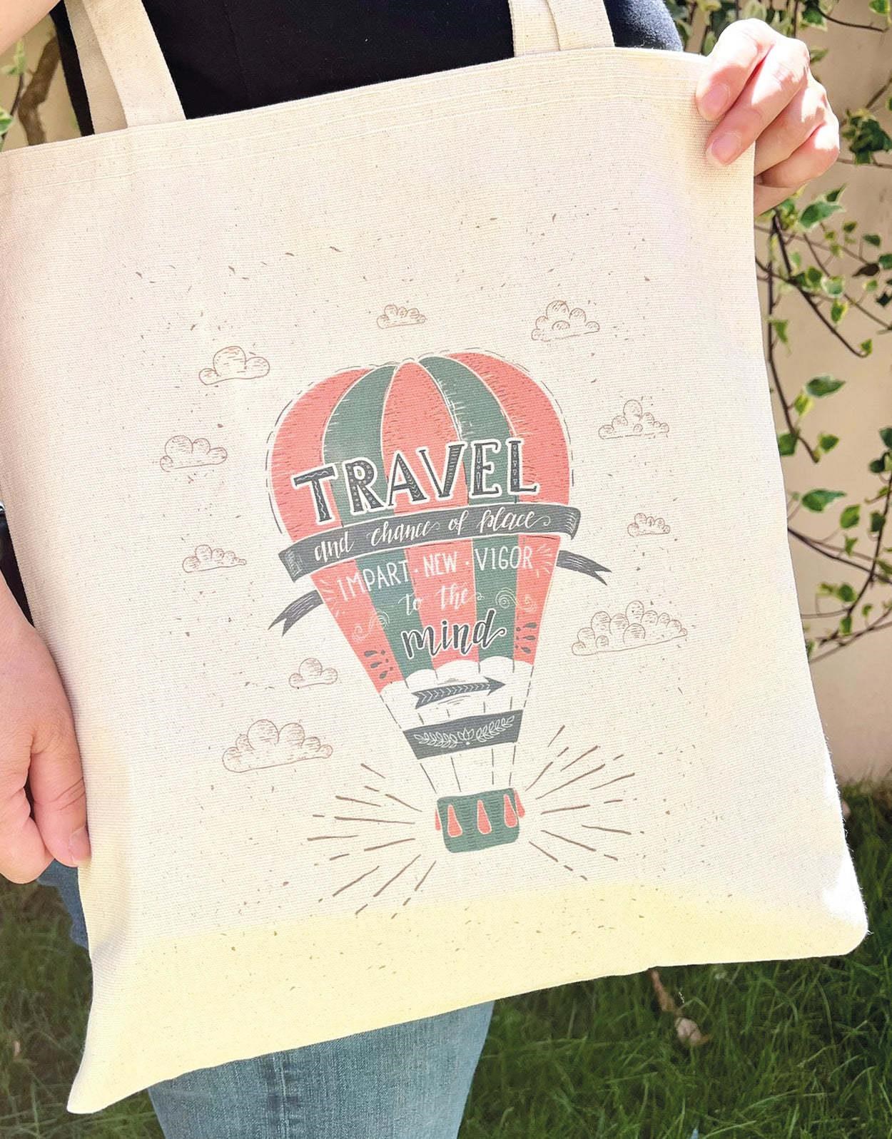 Travel Balon Kanvas Çanta İç Cepli