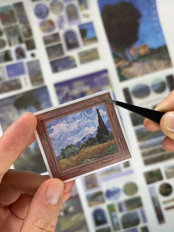 Van Gogh Masterpiece Painting 30 Yaprak 505 Adet Sticker 20 Yaprak Scrapbook Kağıdı/Etiket/Çıkartma