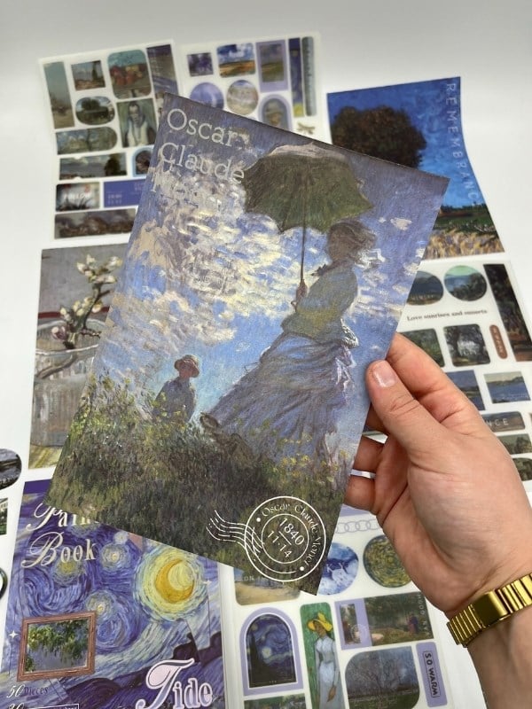 Van Gogh Masterpiece Painting 30 Yaprak 505 Adet Sticker 20 Yaprak Scrapbook Kağıdı/Etiket/Çıkartma