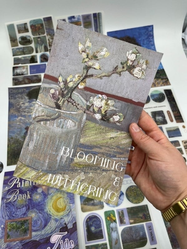 Van Gogh Masterpiece Painting 30 Yaprak 505 Adet Sticker 20 Yaprak Scrapbook Kağıdı/Etiket/Çıkartma