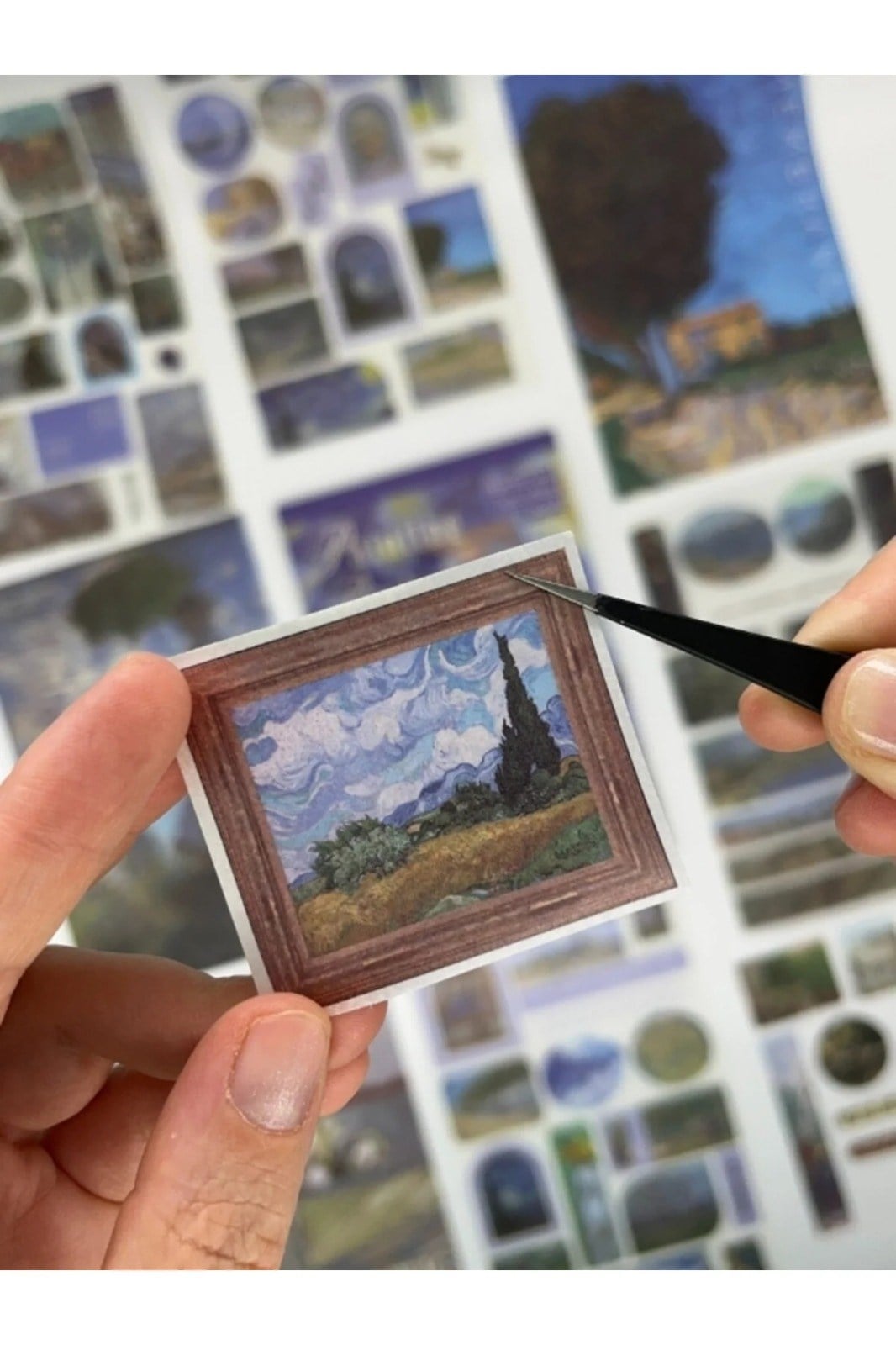 Van Gogh Masterpiece Painting 30 Yaprak 505 Adet Sticker 20 Yaprak Scrapbook Kağıdı/Etiket/Çıkartma