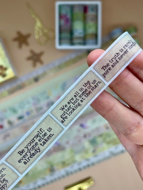 Vintage Botanik Temalı 20’li Washibant Seti-Wilderness Remains Serisi (20*2m)/Masking Tape/Desenli Bant