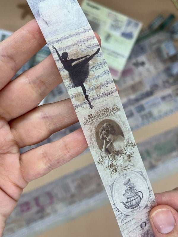 Vintage Retro Seyahat Temalı 20’li Washibant Set The Charlie Chronicle Fleeting Monologue Serisi (20*2m) Masking Tape/Desenli Bant