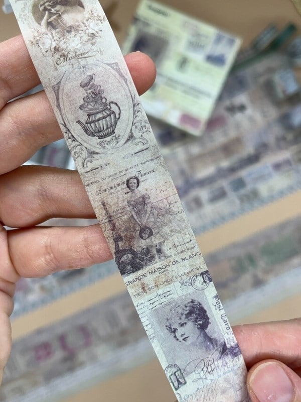 Vintage Retro Seyahat Temalı 20’li Washibant Set The Charlie Chronicle Fleeting Monologue Serisi (20*2m) Masking Tape/Desenli Bant