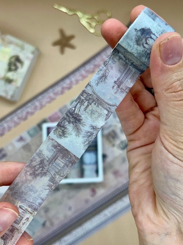 Vintage Retro Temalı 20’li  Washi Bant Seti – Letters from Anna Serisi (20*2 m) /Masking Tape/ Desenli Bant