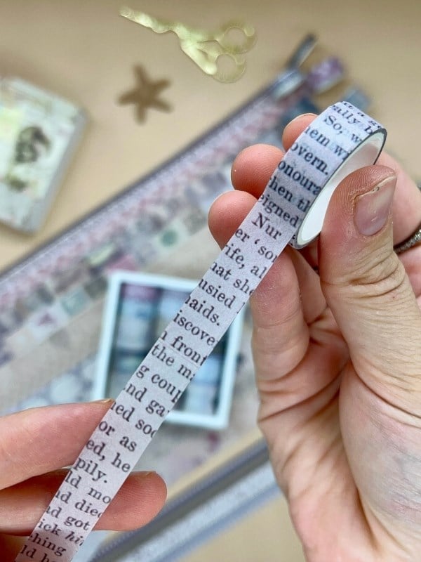 Vintage Retro Temalı 20’li  Washi Bant Seti – Letters from Anna Serisi (20*2 m) /Masking Tape/ Desenli Bant