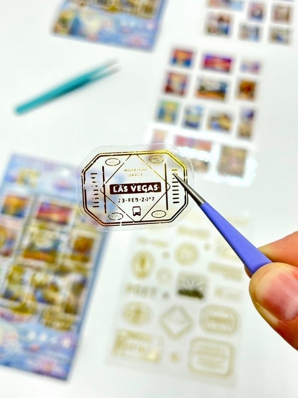 Vintage Sanatsal Doğa Ve Altın Yaldızlı Mühür Temalı 4Yaprak 65 Adet Pul Sticker Set/Etiket/Çıkartma