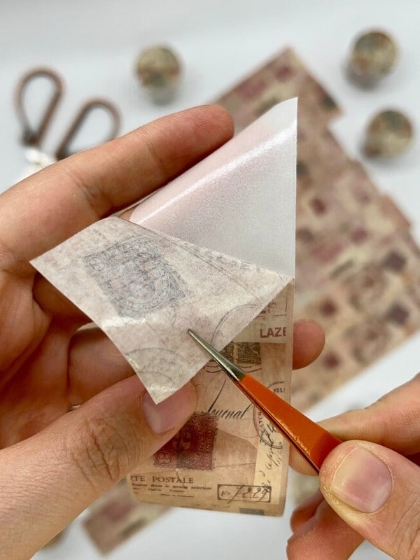 Vintage Sepia Postage Archive Washi Bant 2m*4cm/Sepya Kartpostal&Pul Desenli Dekoratif Bant/Washi Tape/Masking Tape