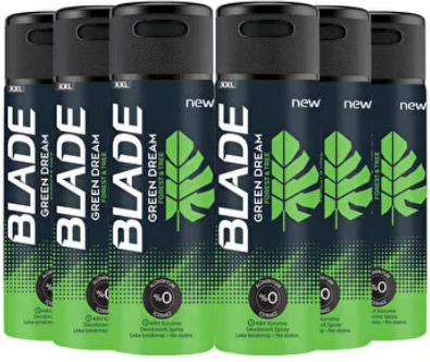 Blade Green Dream Erkek Deodorant 150 ml (6 adet)