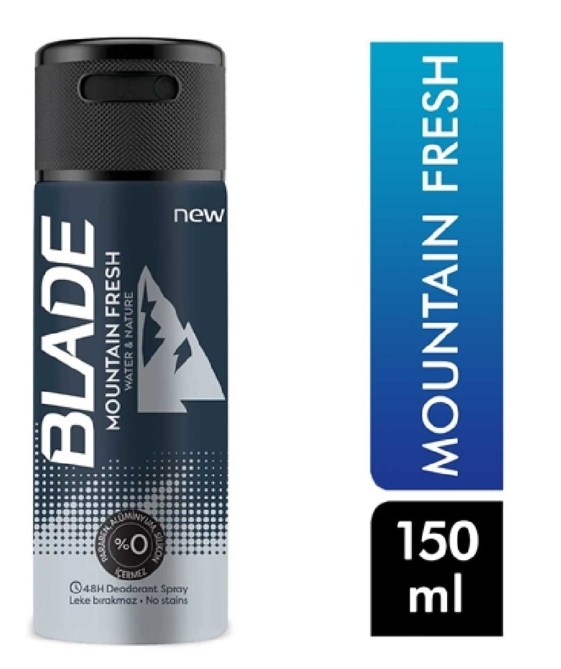 Blade Mountain Fresh Erkek Deodorant 150 ml (6 adet)