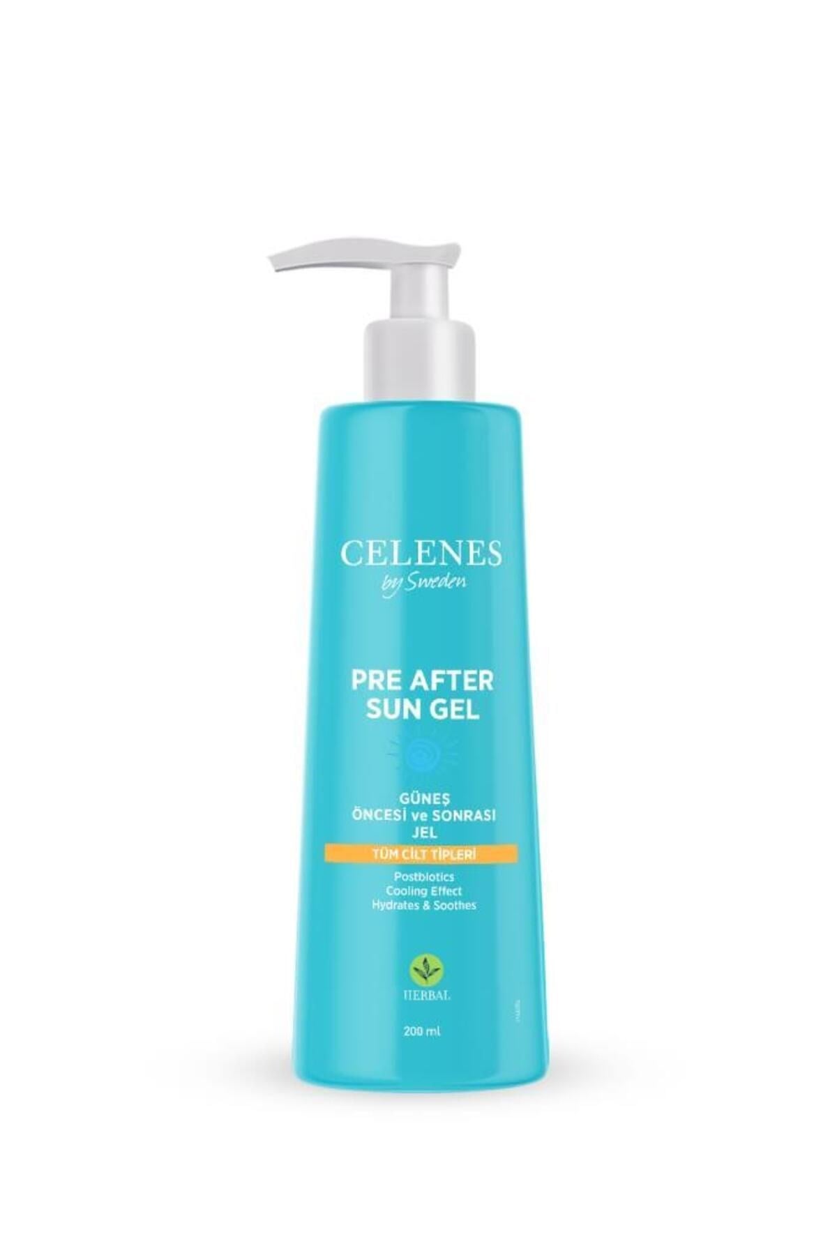 Celenes By Sweden Güneş Öncesi ve Sonrası Nemlendirici ve Ferahlatıcı Jel 200 ml  