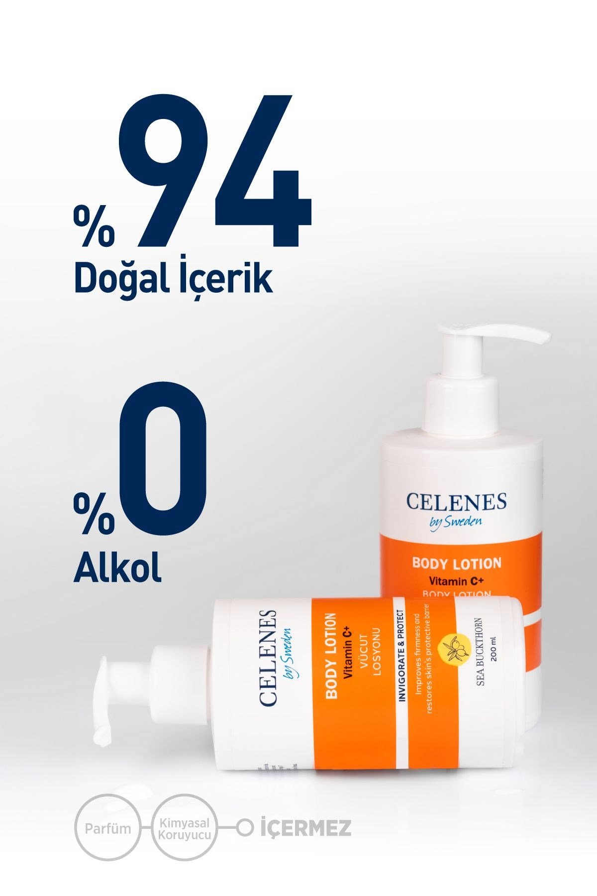 Celenes By Sweden Sea Buckthorn Vücut Losyonu Tüm Cilt Tipleri 200 ml