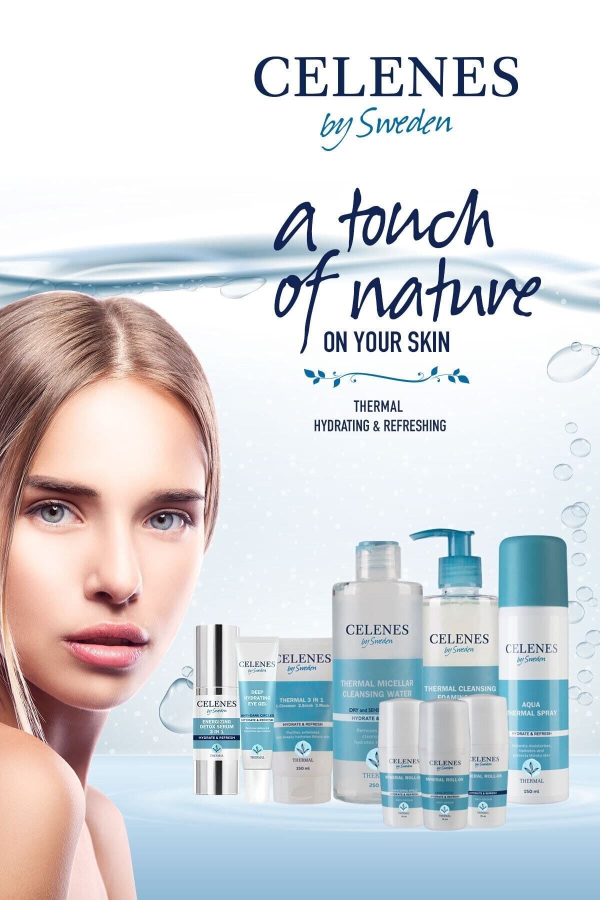 Celenes By Sweden Thermal 3'ü 1 Arada Nemlendirici Canlandırıcı Detox Etkili Serum 30 ml  
