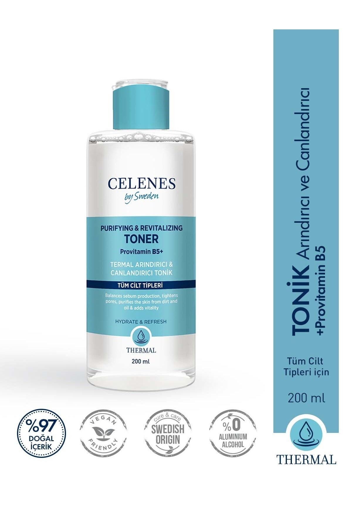 Celenes By Sweden Thermal Arındırıcı & Canlandırıcı Tonik 200 ml  