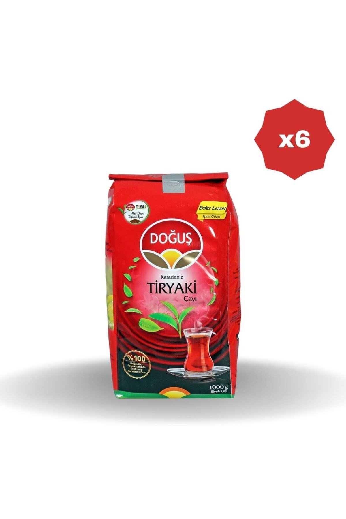 Doğuş Karadeniz Tiryaki Çay 1 kg (6 adet)