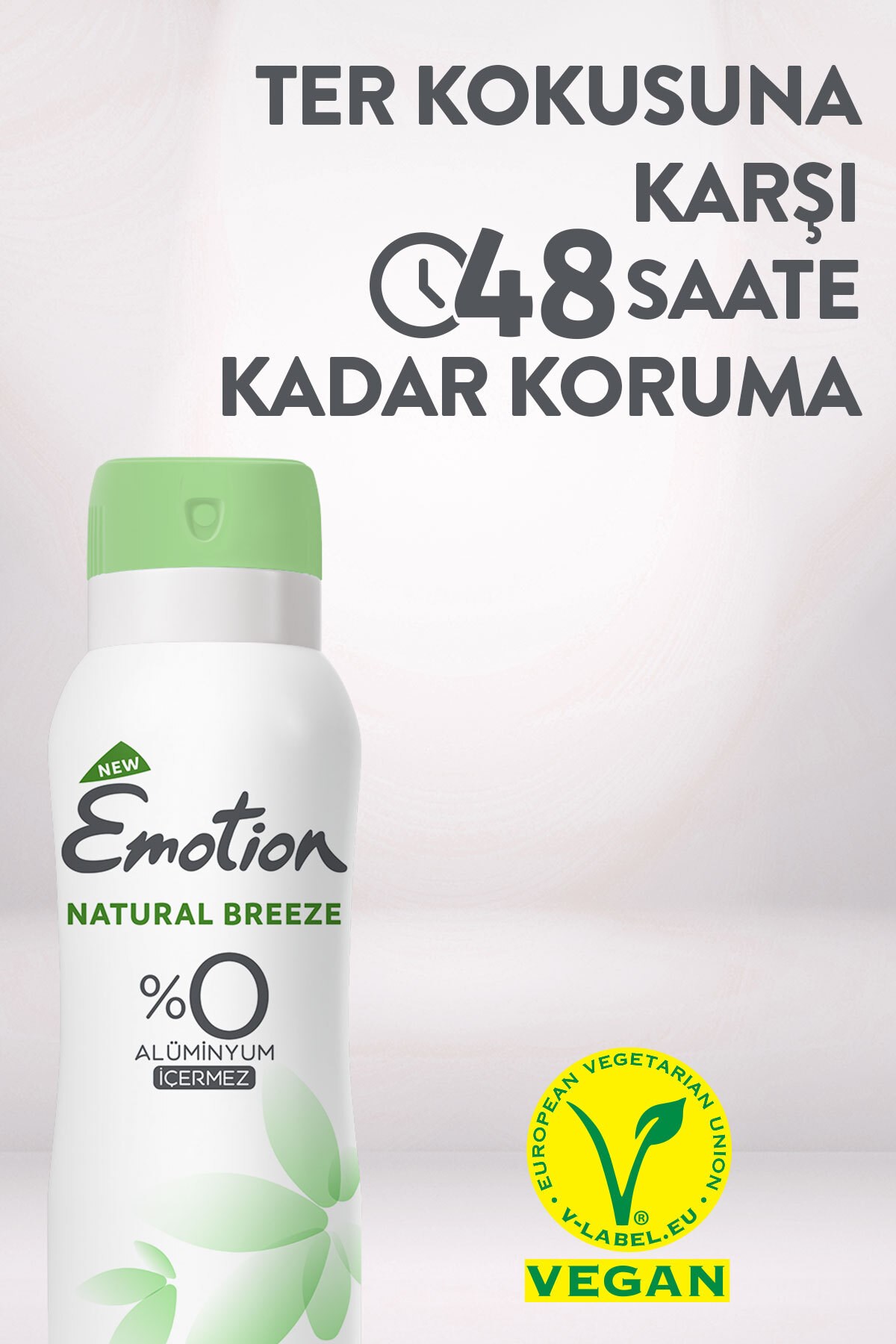Emotion Natural Breeze Kadın Deodorant 200 ml (6 adet)