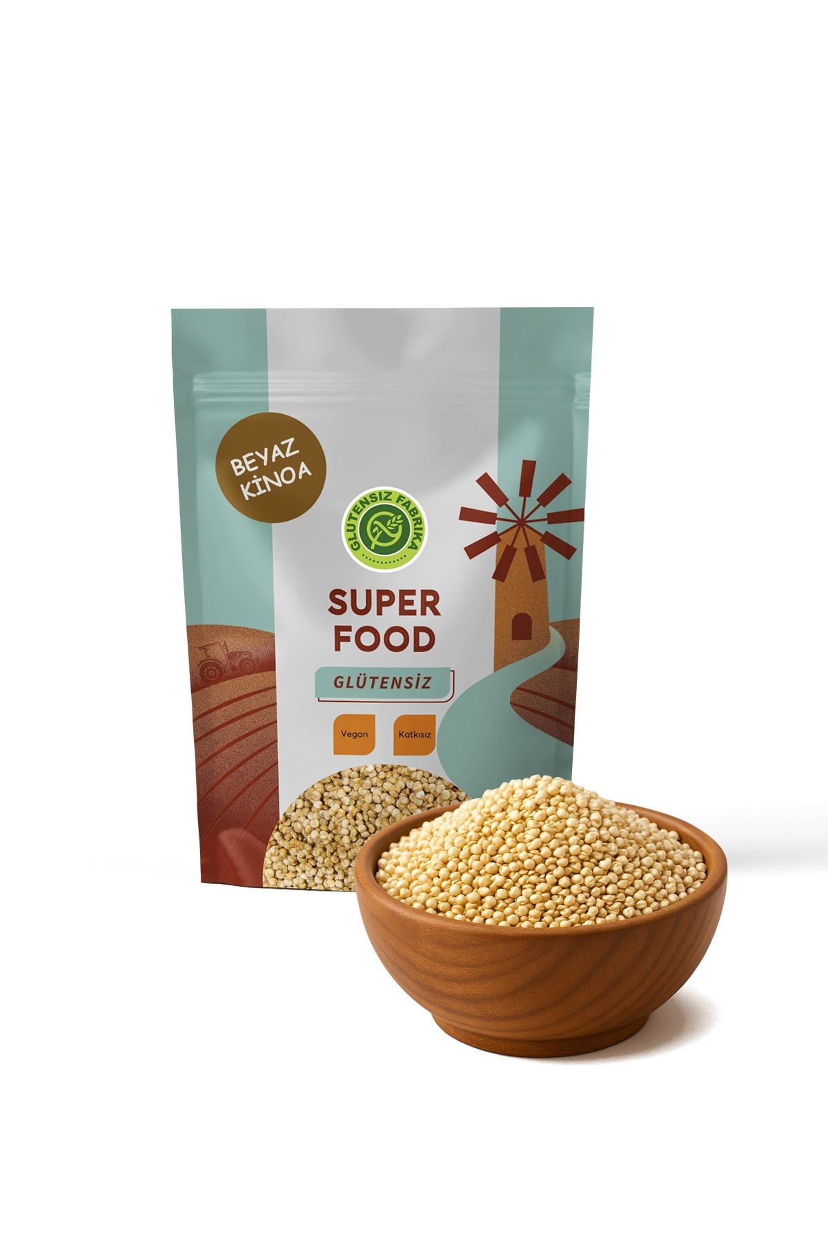 Glütensiz Fabrika Beyaz Kinoa 500 g