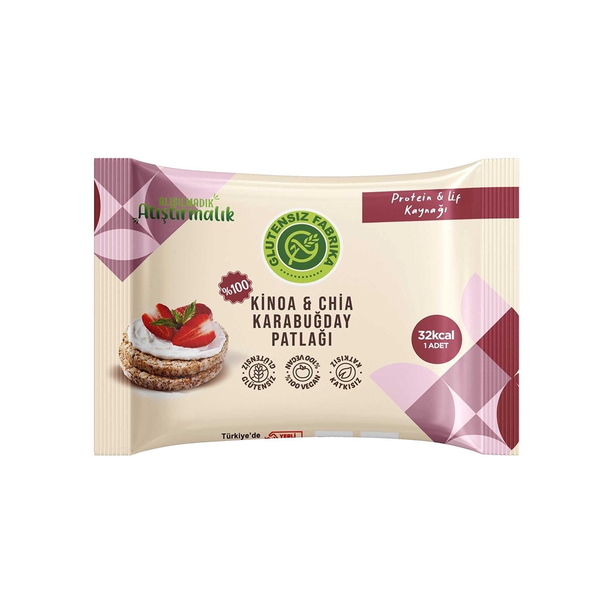 Glütensiz Fabrika Karabuğday Patlağı Karma (10 Paket)