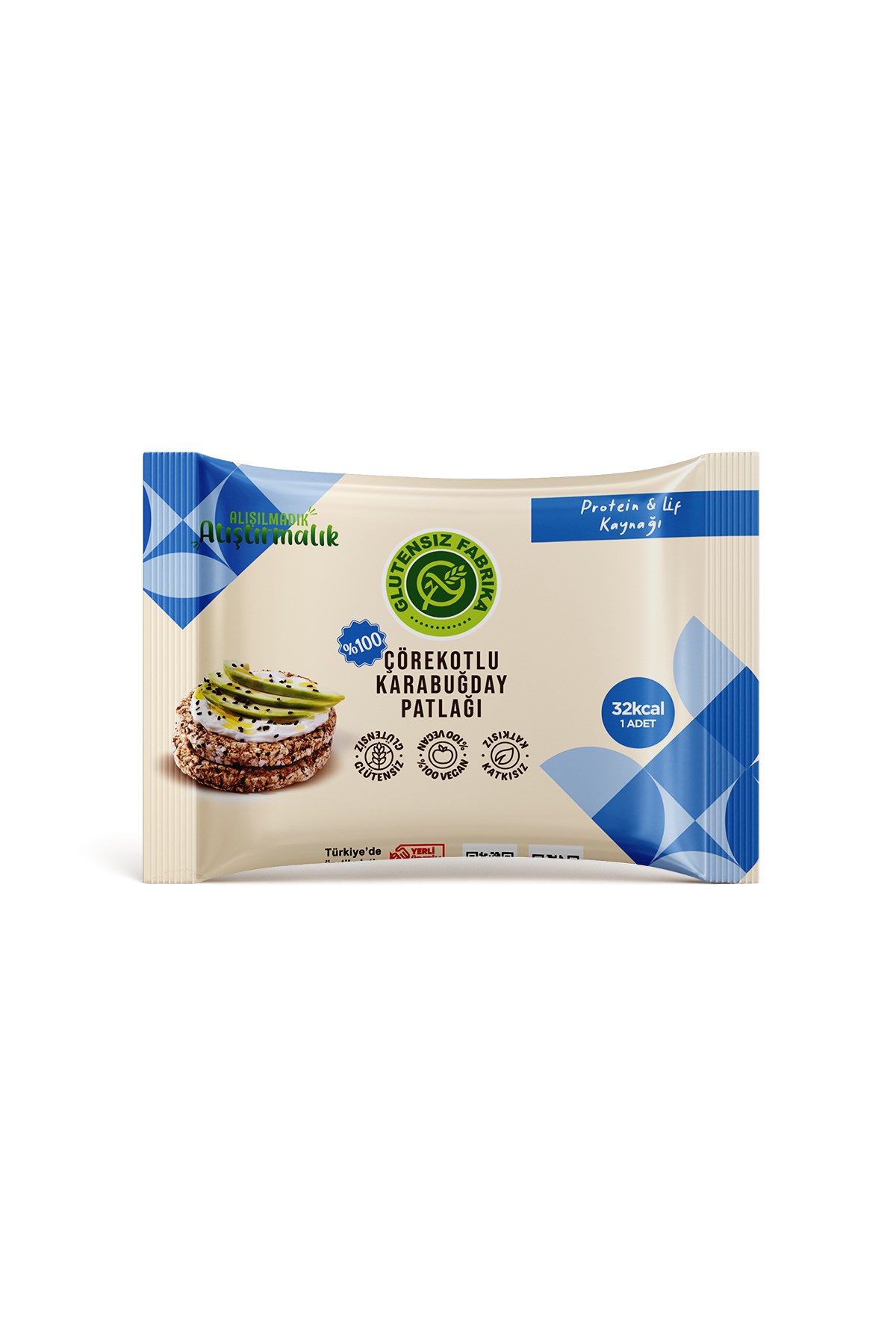 Glütensiz Fabrika Karabuğday Patlağı Karma 24 g (10 adet)