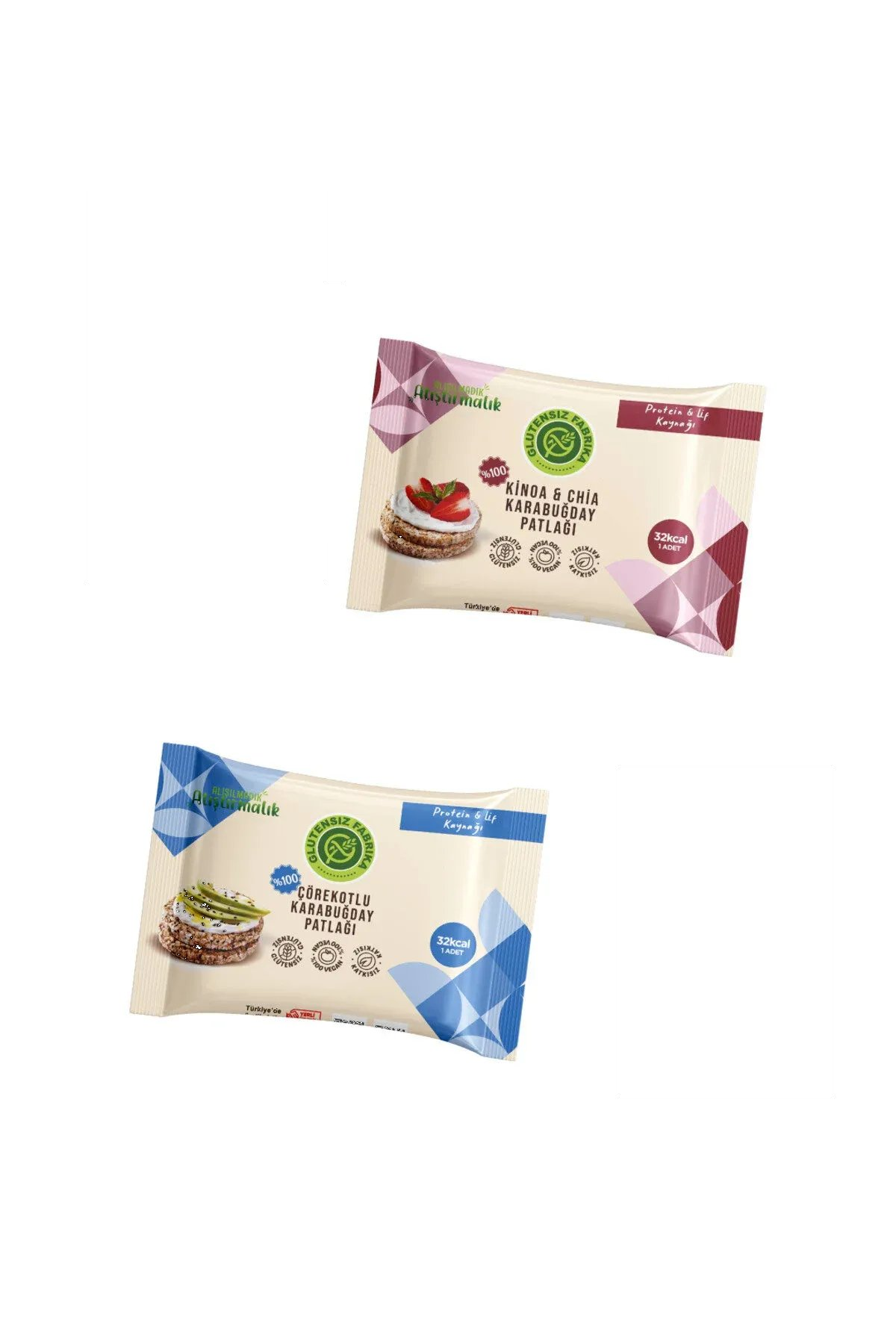 Glütensiz Fabrika Karabuğday Patlağı Karma (10 Paket)