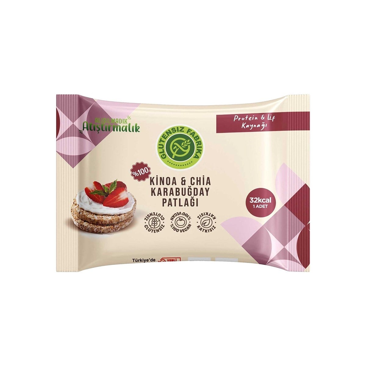 Glütensiz Fabrika Karabuğday Patlağı Karma (10 Paket)