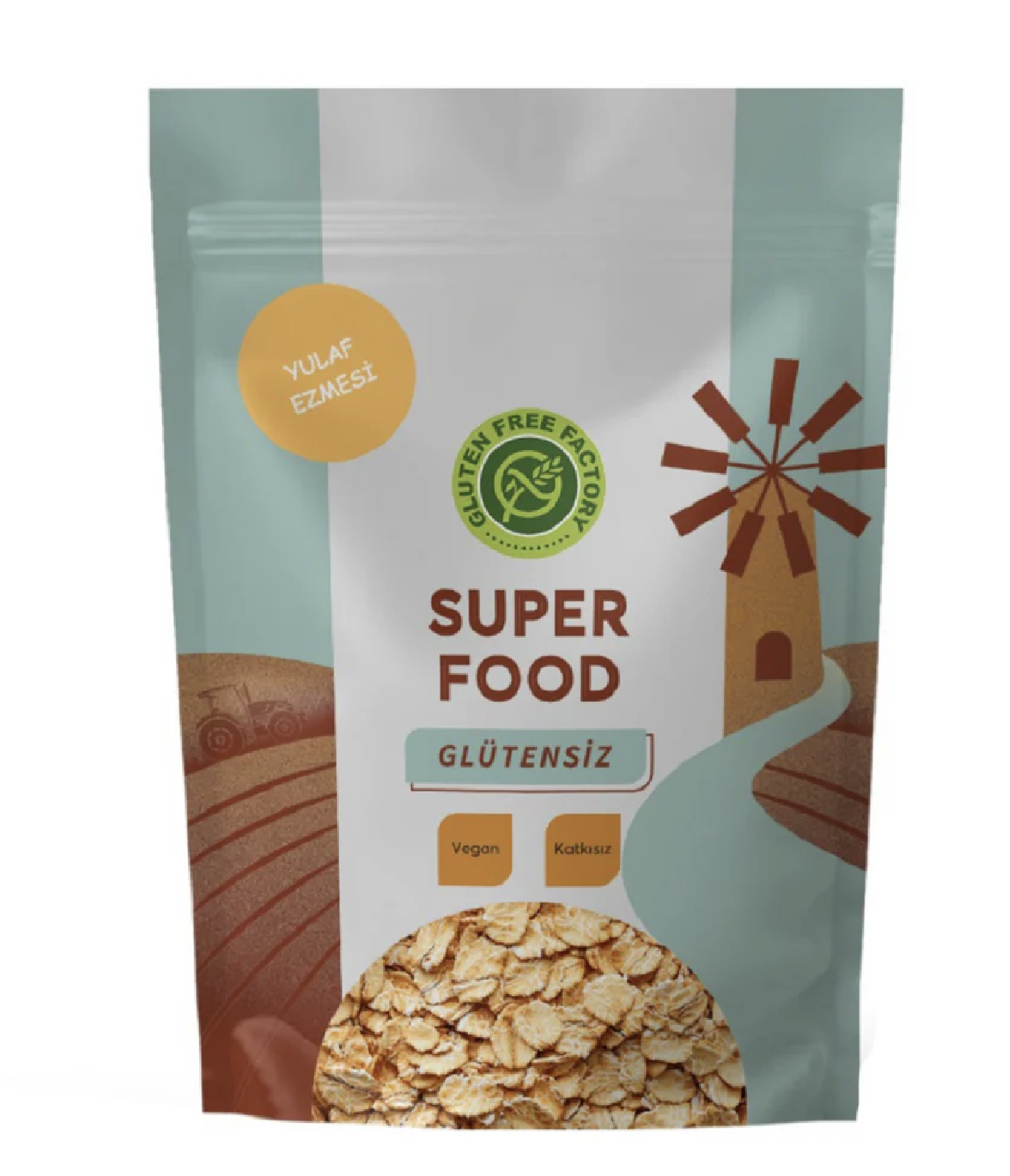 Glütensiz Fabrika Yulaf Ezmesi 500 g  